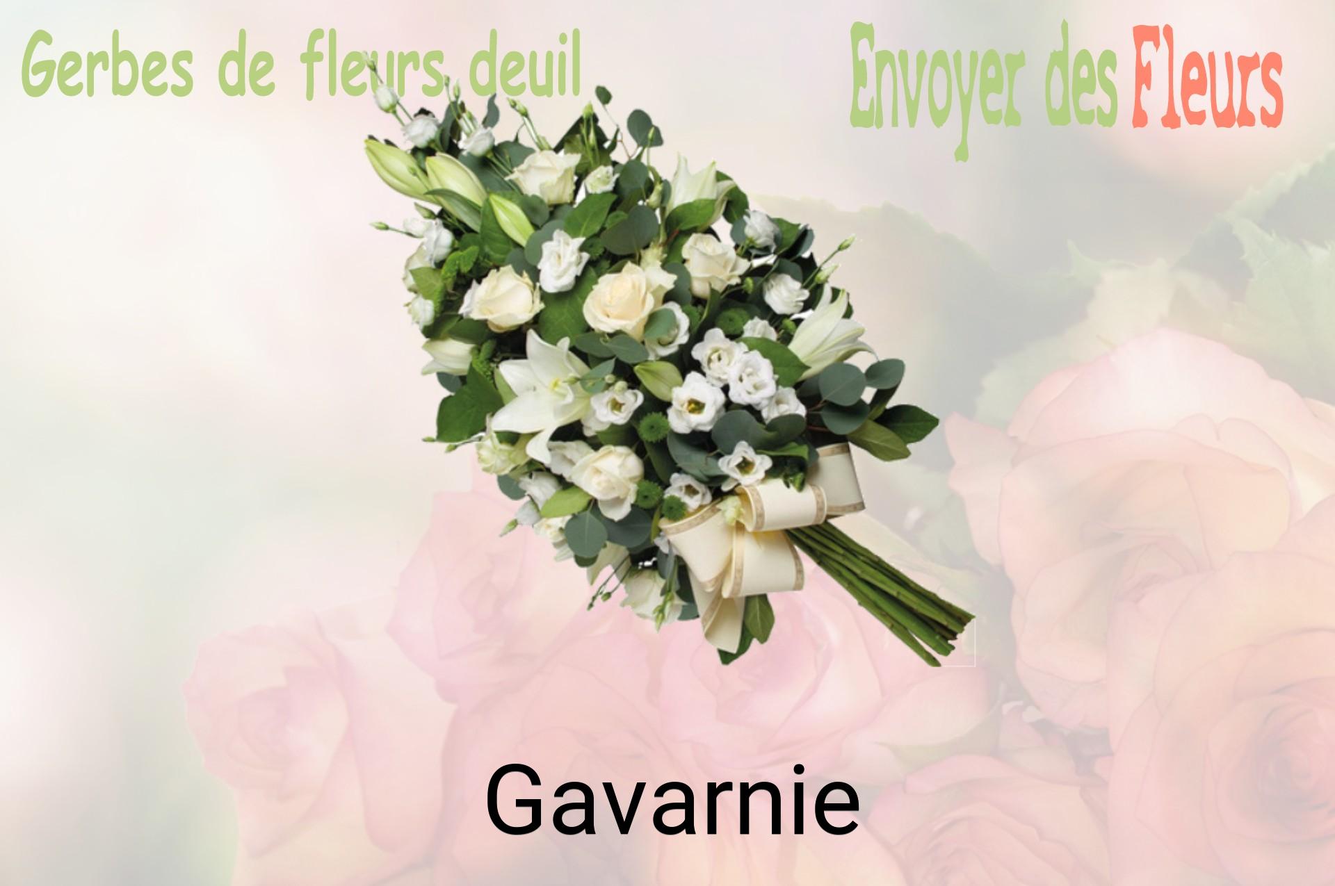 Gerbe de fleurs de deuil livrée à Gavarnie